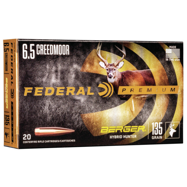 Federal Berger Hybrid Hunter 6.5 Creedmoor Federal Berger Hybrid Hunter 6.5 Creedmoor