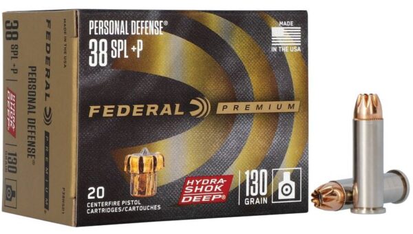 FEDERAL PREMIUM HST 38 SPECIAL+P JHP 130GR FEDERAL PREMIUM HST 38 SPECIAL+P JHP 130GR