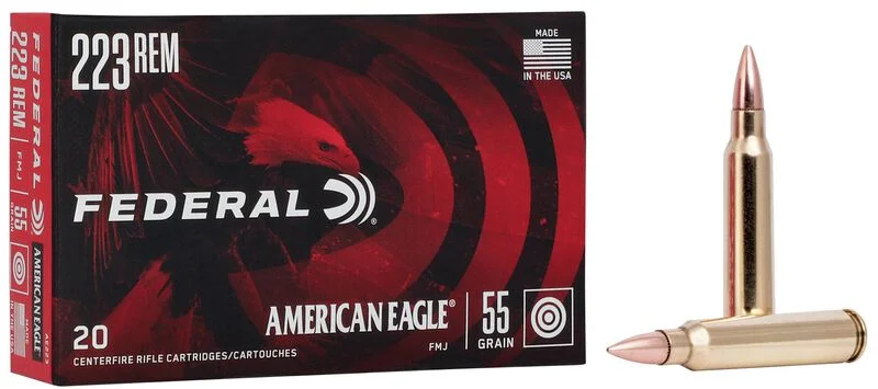 Federal American Eagle 223 Rem Ammunition Federal American Eagle 223 Rem Ammunition