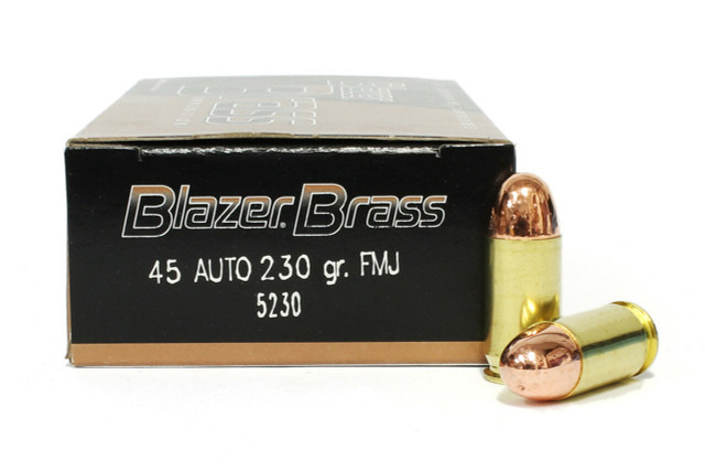 CCI/BLAZER CCI BLAZER BRASS 45 ACP 230GR 1000 ROUNDS CCI/BLAZER CCI BLAZER BRASS 45 ACP 230GR 1000 ROUNDS