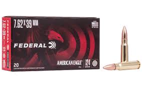 Federal American Eagle 7.62x39 124gr FMJ