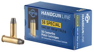 PPU PISTOL AMMO 38 SPECIAL SWC HP 158GR 500RDS PPU PISTOL AMMO 38 SPECIAL SWC HP 158GR 500RDS