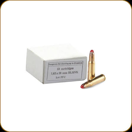 PPU 7.62X39 Blanks Box Of 15 PPU 7.62X39 Blanks Box Of 15